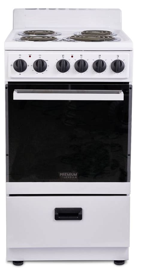 20 in. 2.2 cu. ft. Electric Range in White - Walmart.com