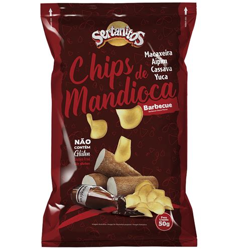 Chips De Mandioca Cebola E Salsa G Sertanitos