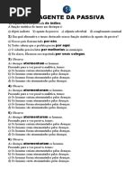 Agente Da Passiva Exercícios - 13.9. Exercícios Sobre Agente Da Passiva (Com Gabarito Explicado ...