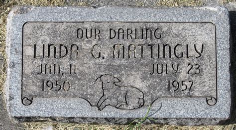 Linda Gay Mattingly 1950 1957 Find A Grave Memorial