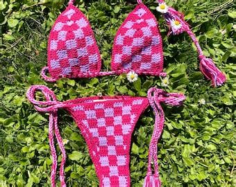 Crochet Sexy Bikini Etsy