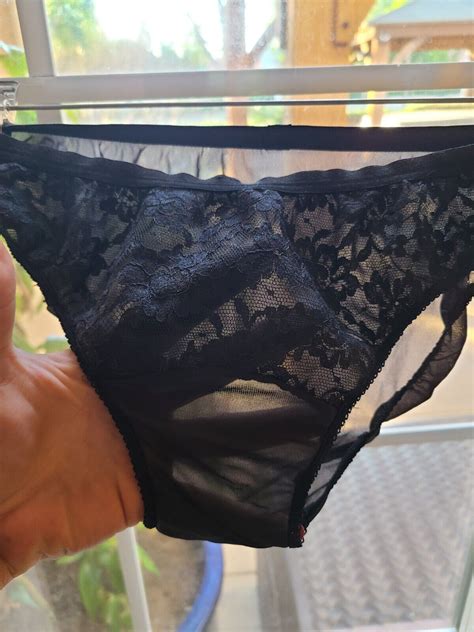 Vintage Black Bikini Panties Vanity Fair Tricot Nylo Gem