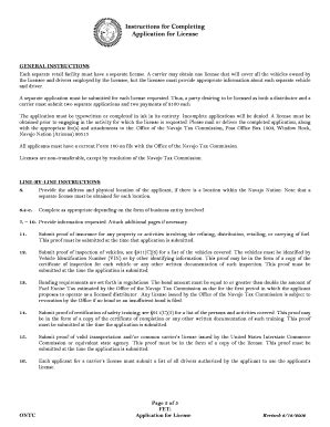 Fillable Online Instructions For Form Navajo Tax Commission Fax