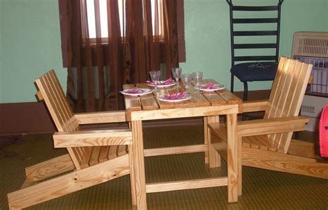 Ana White | childs adirondack table and chairs - DIY Projects