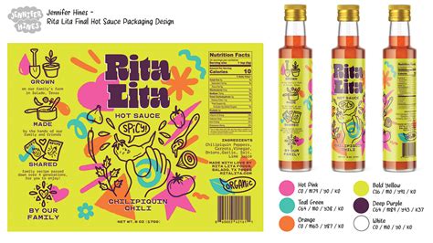 Premium Hot Sauce Label Packaging Design Illustration Behance