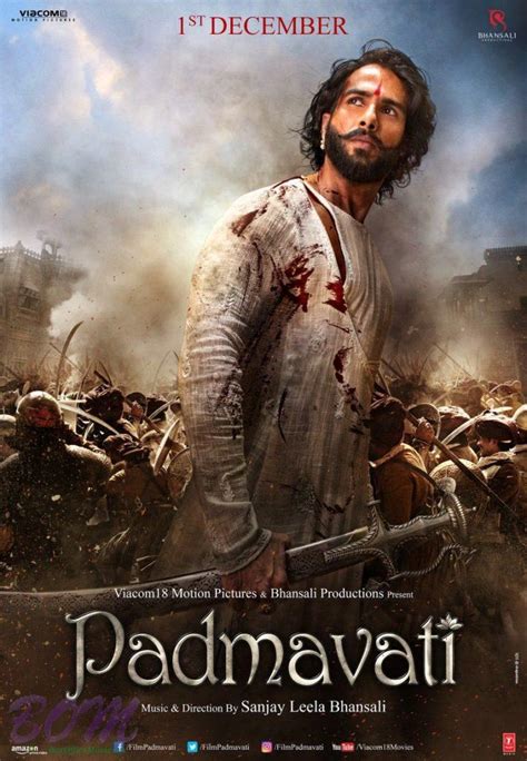 Shahid Kapoor starrer Padmavati movie poster - Photo | Picture | Pic ...