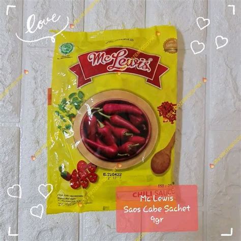 Mc Lewis Saus Sambal Chili Tomato Sauce Sachet X Gr Lazada Indonesia