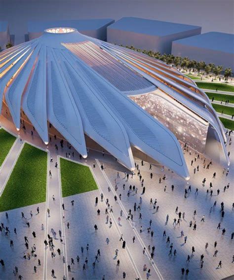 Santiago Calatrava S Falcon Pavilion Chosen To Represent UAE At Dubai