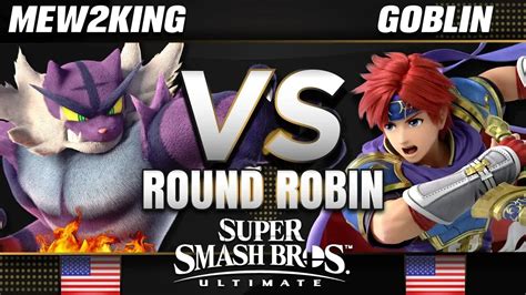 FOX Mew2King Incineroar Lucina Vs Goblin Roy Smash Ultimate