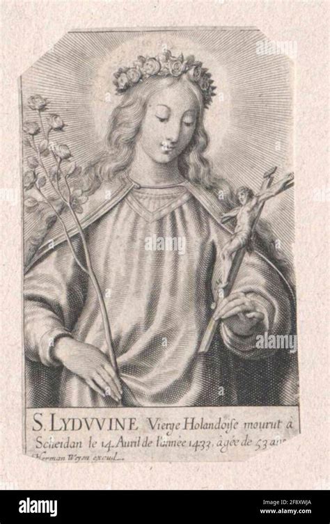 Lidwina Von Schiedam Saints Stock Photo Alamy
