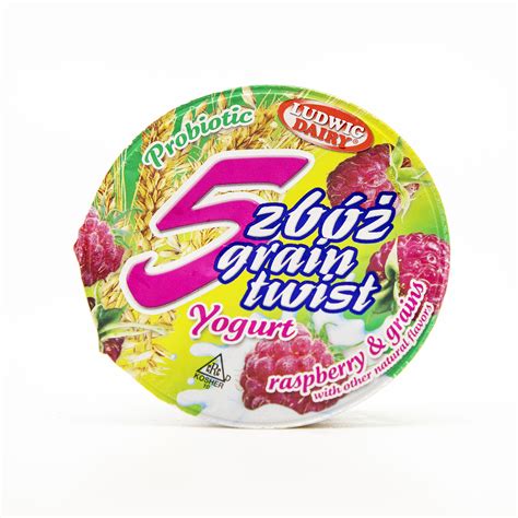 Ludwig Dairy 5 Grain Twist Raspberry Yogurt - European Food Express