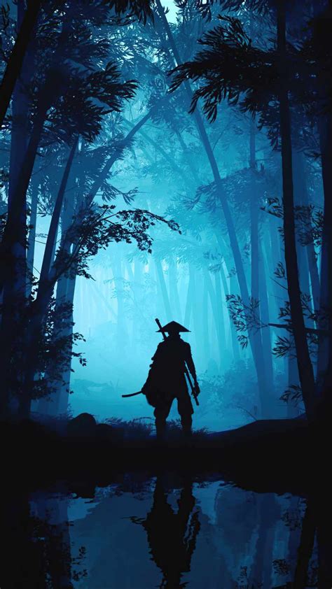 Samurai warrior forest iphone wallpaper – Artofit