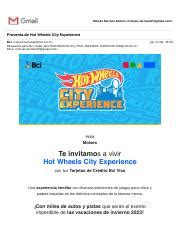 Preventa De Hot Wheels City Experience Descuentos Exclusivos Course Hero