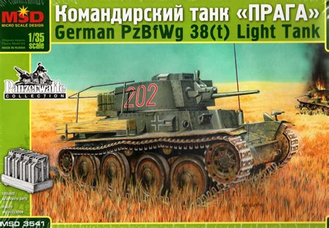 MSD 3541 PzBfWg 38t Praga A D Version Kommandowagen 1 35 Valentino