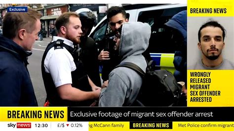 Video Moment Wrongly Released Algerian Sex Offender Inmate Is Arrested