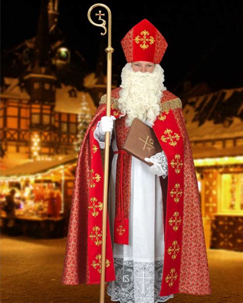 Kirchenausstattung At Nikolaus Rauchmantel Rot Gold Mit Stola