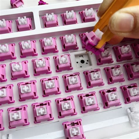 Outemu Samuume Switch Linear Hot Swappable Pin Mx Type Factory Prelubed Large Weight For