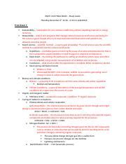 Final Exam Study Guide Docx ENVS 1126 FINAL EXAM Study Guide