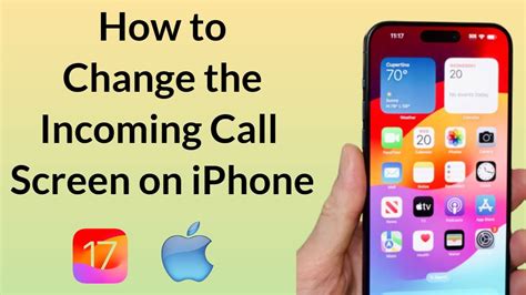 How To Change Incoming Call Screen On IPhone IOS 17 YouTube