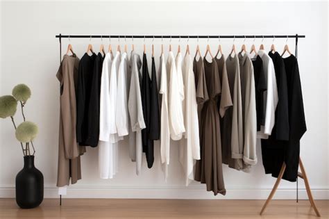 Premium AI Image | A minimalist capsule wardrobe selection