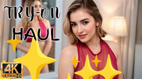 K Try On Haul Pretty Crop Top Try On With Mirror View Natural Cute Try On Lingerie