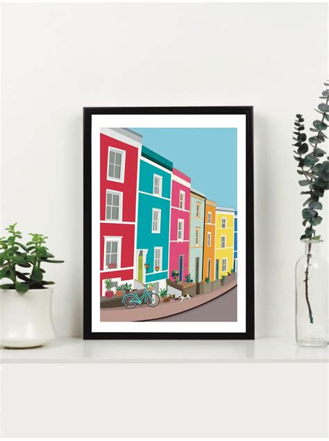 Bristol Print Bristol Art Print Bristol Street Colourful Bristol Print ...