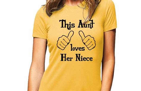 Items Similar To This Aunt Loves Her Niece Shirt Soft Cotton T