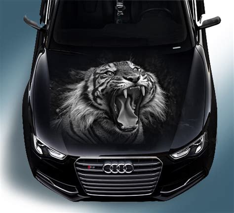 Печать наклеек на капот в Москве - низкие цены в типографии TPRINT