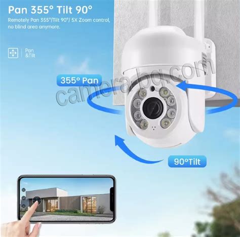 Камера за Видеонаблюдение 2MP WiFi PTZ Запис на SD Карта