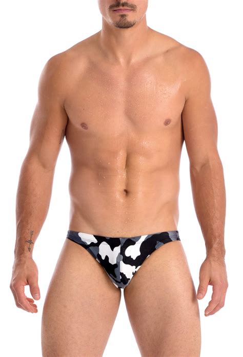 Men S Print Contour Pouch Greek Bikini Swimsuit Sandyswim