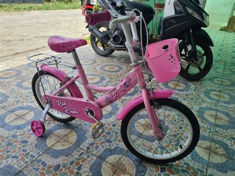 Pink Bike For Kids Wbalancerandbasket Hobbies And Toys Toys And Games On