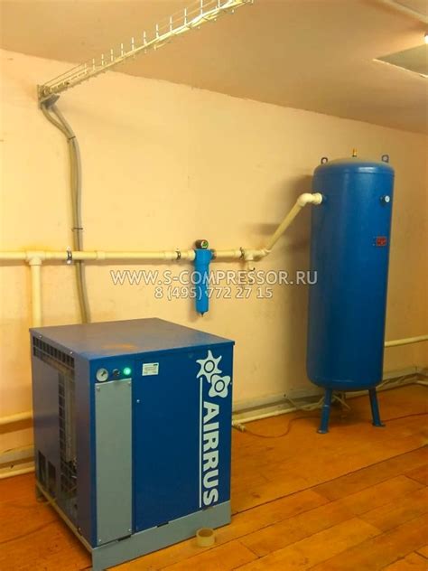 Установка магистральных фильтров сжатого воздуха :: S-COMPRESSOR.RU