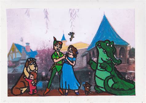 Peter Pan Wendy Michael Nana And Crocodile By Julesvismale On Deviantart