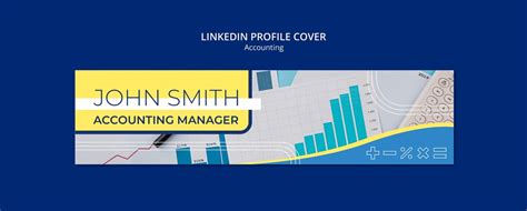 Free Psd Accounting Linkedin Banner Template Design