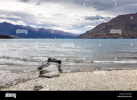 lake Wakatipu in south New Zealand Stock Photo - Alamy