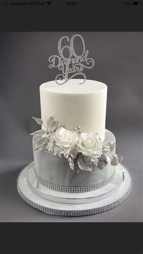 Diamond Wedding Anniversary Cake Artofit