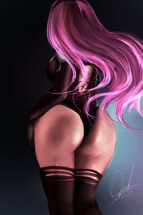 Purple Angel Back By Orionm Hentai Foundry