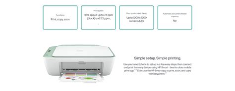 HP DeskJet 2722 All-in-One Wireless Color Inkjet Printer – Computer Plus