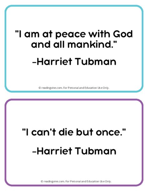 Harriet Tubman Quotes Page Three-Image - ReadingVine