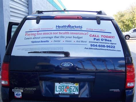 See Through Rear Window Advertising Wraps And Graphics