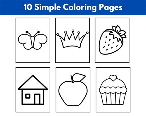 Simple Coloring Pages