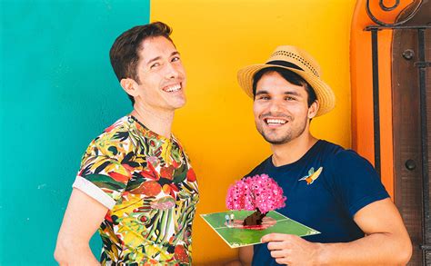 Amazon GREETING ART Gay Rainbow Peach Tree 3D Pop Up Greeting Card Gay Valentine S Day