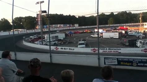 Stock Car Racing At Kalamazoo Speedway Youtube