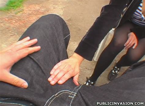 Blonde Slut Gets Her Pussy Touched And Then XXX Dessert Picture