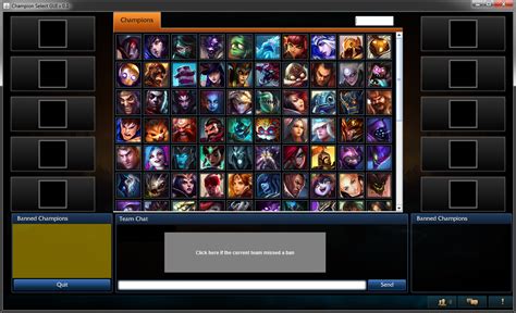 League Of Legends Champion Select Helper Tool