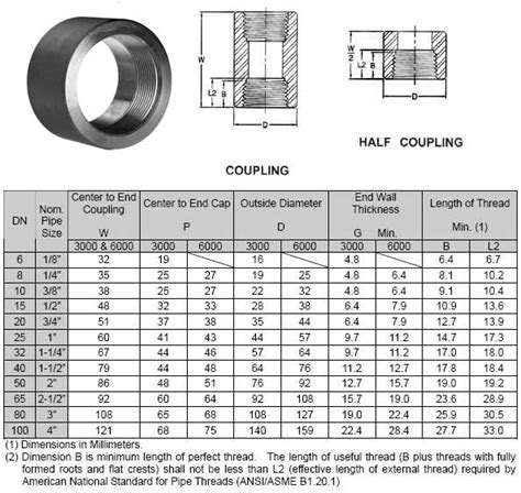 ASME B16 11 Threaded Half Coupling 6000 SS Threaded Half Coupling