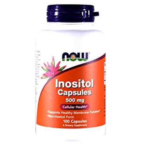 Now Inositol 500mg,100 Capsules | Get 100% Best Quality Vitamin