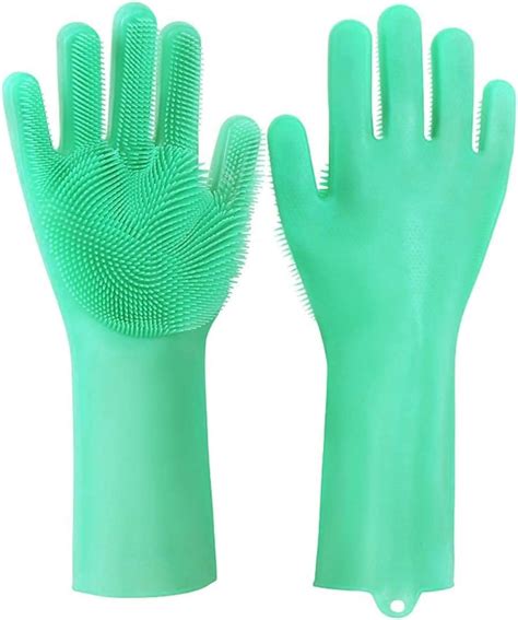 Funeiko Hand Gloves For Washing Utensils In Kitchen Non Slip Rubber