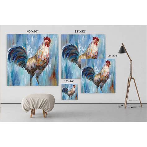 Wexford Home Struttin Stuff Premium Gallery Wrapped Canvas Art Bed