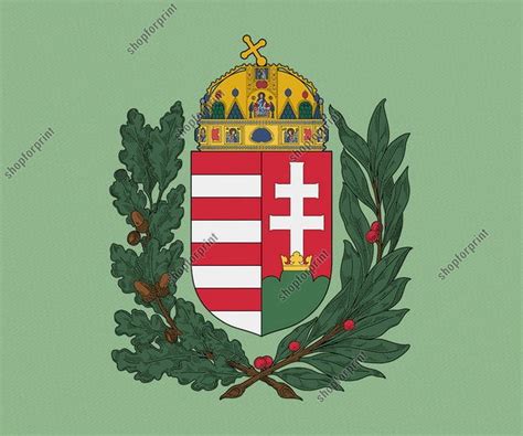 Hungarian Crest In Vector Formats Set Five Several Images